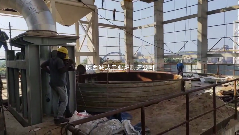 印度3萬(wàn)噸礦渣棉保溫爐項(xiàng)目