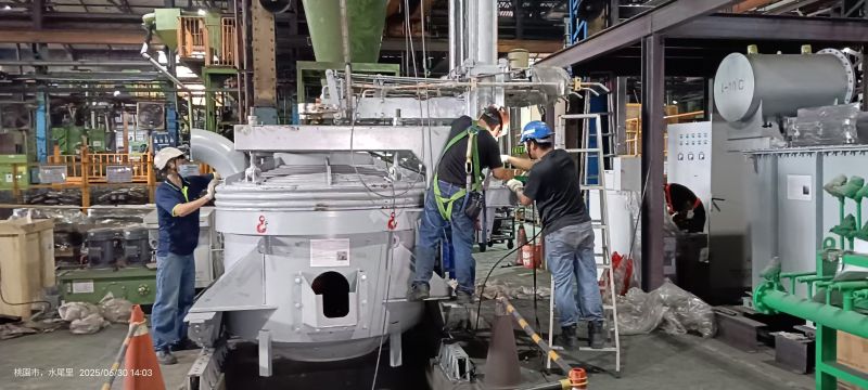 我司工程師赴臺(tái)開展電弧爐設(shè)備安裝調(diào)試工作