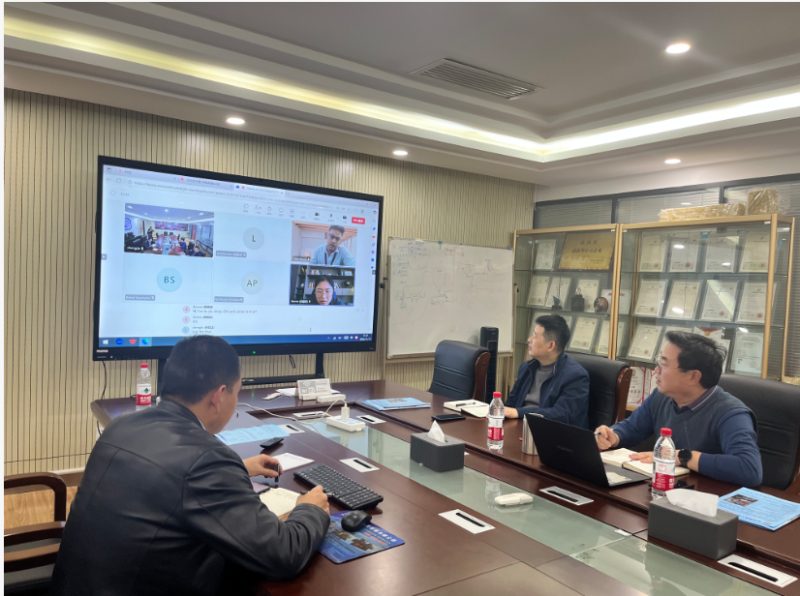 賦能冶金合作！我公司與印度公司舉辦中低碳錳鐵精煉爐設(shè)備線上技術(shù)交流會(huì)