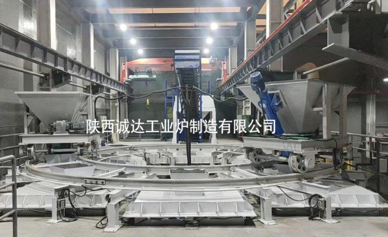 賦能樂爾發(fā)展！我公司定制冷渣爐開爐籌備正酣，雙車加料保障不間斷生產